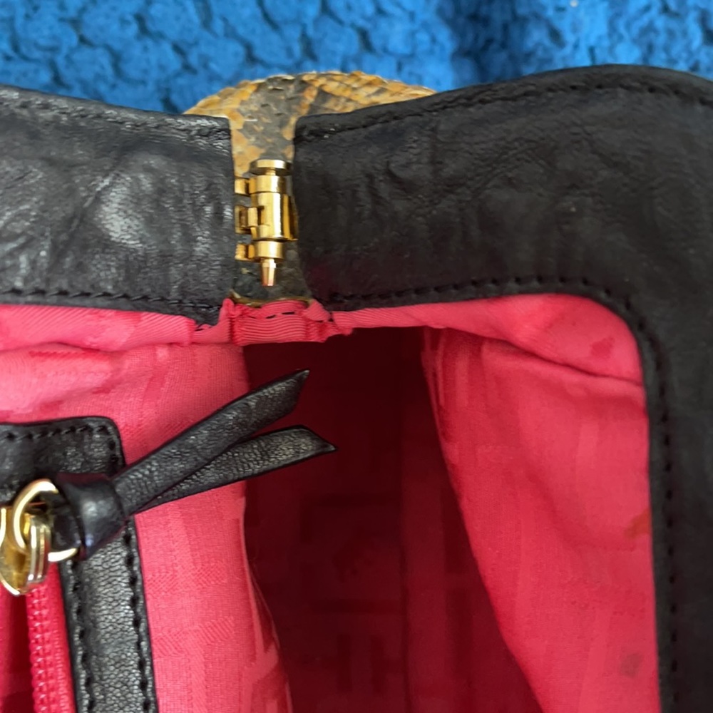 Elaine Turner Python Leather Bag - image 6